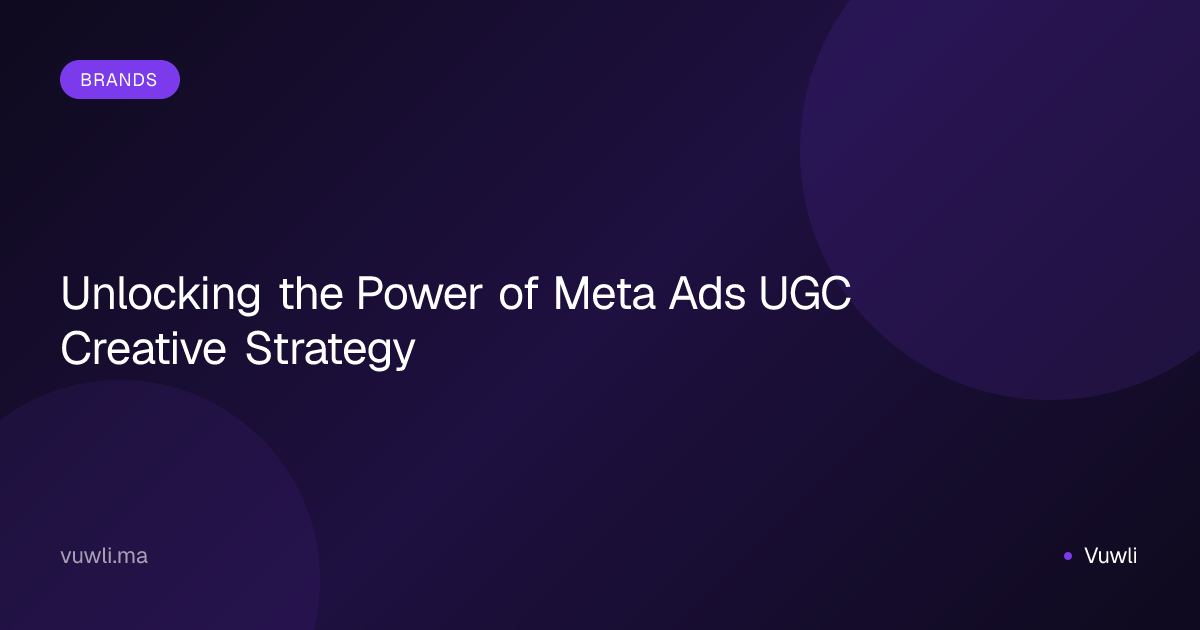 Unlocking the Power of Meta Ads UGC Creative Strategy